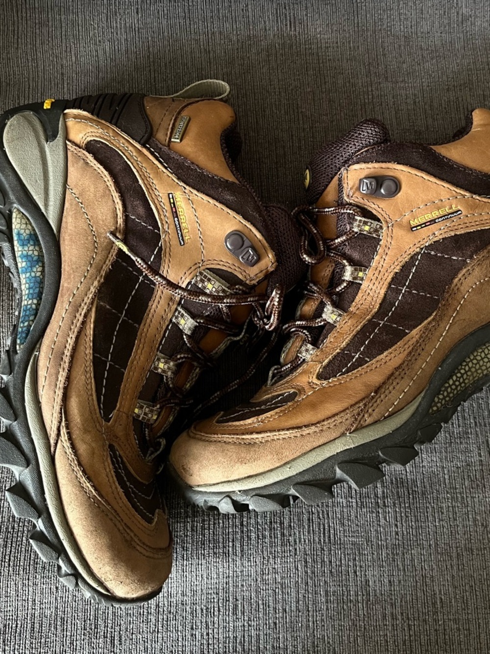 Merrell Siren Mid Thermo J16018 Brown Waterproof Winter Hiking Boots 8.5 - Picture 11 of 14